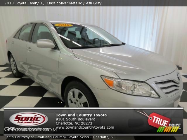 2010 Toyota Camry LE in Classic Silver Metallic