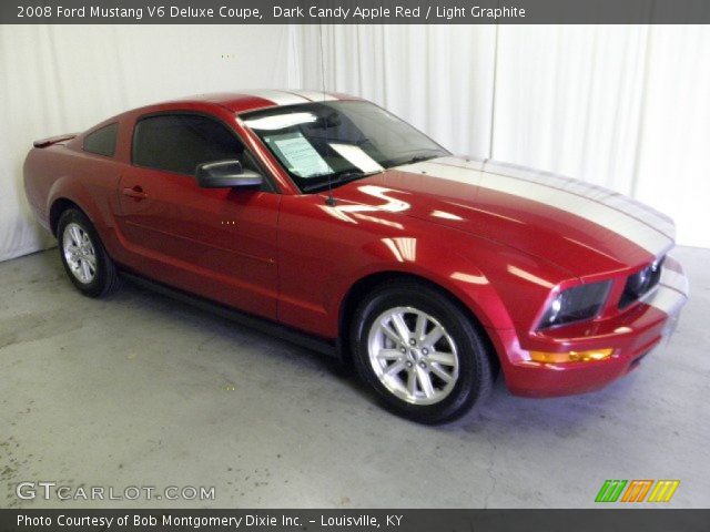 2008 Ford Mustang V6 Deluxe Coupe in Dark Candy Apple Red