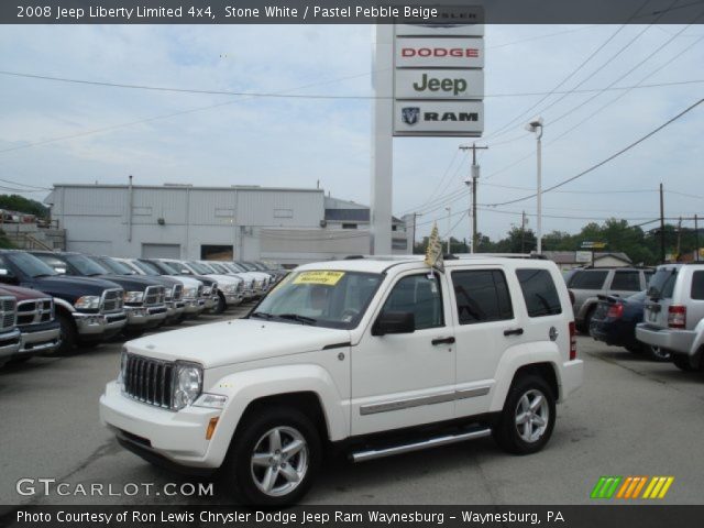 2008 Jeep Liberty Limited 4x4 in Stone White