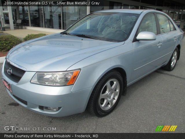 2006 Hyundai Sonata GLS V6 in Silver Blue Metallic
