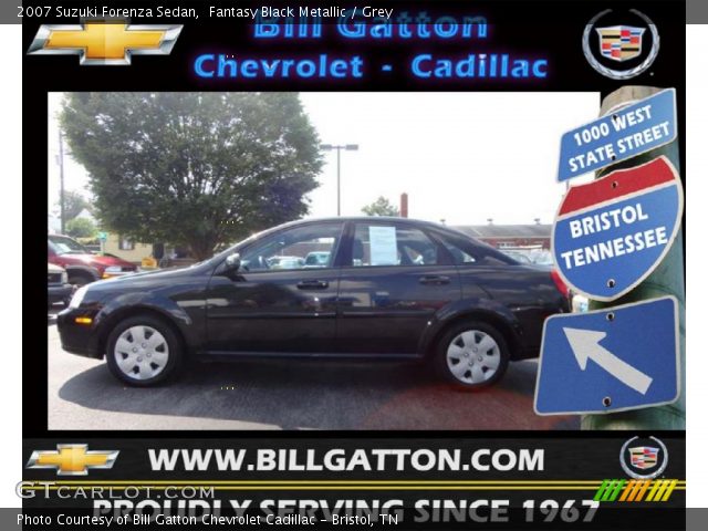 2007 Suzuki Forenza Sedan in Fantasy Black Metallic