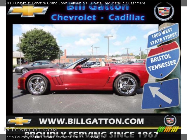 2010 Chevrolet Corvette Grand Sport Convertible in Crystal Red Metallic