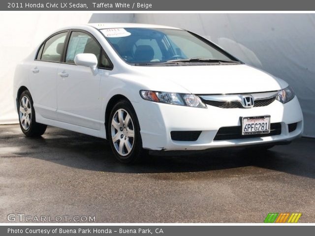 2011 Honda Civic LX Sedan in Taffeta White