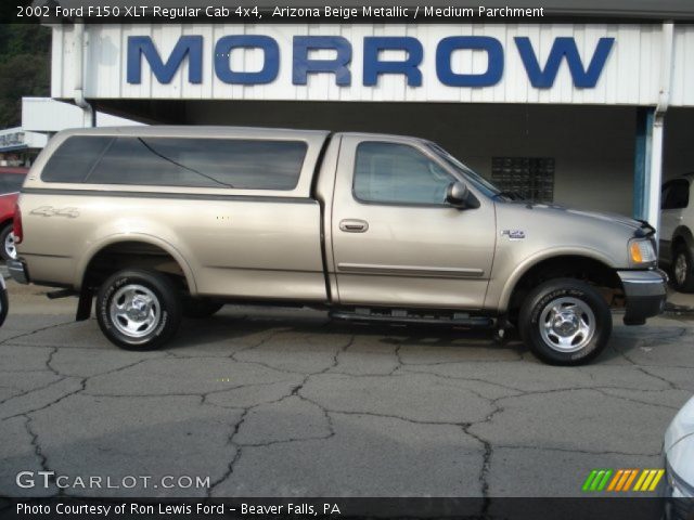 2002 Ford F150 XLT Regular Cab 4x4 in Arizona Beige Metallic