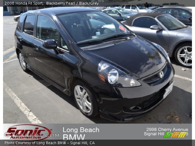 2008 Honda Fit Sport in Blackberry Pearl