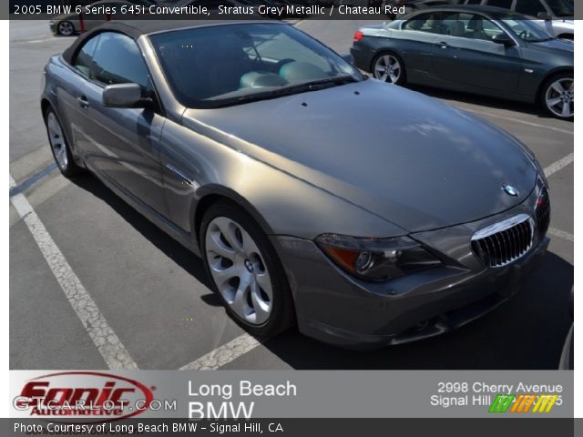 2005 BMW 6 Series 645i Convertible in Stratus Grey Metallic