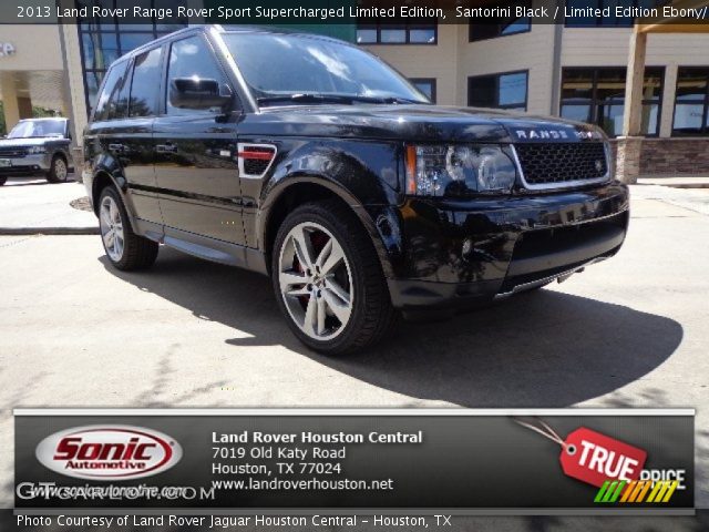 2013 Land Rover Range Rover Sport Supercharged Limited Edition in Santorini Black