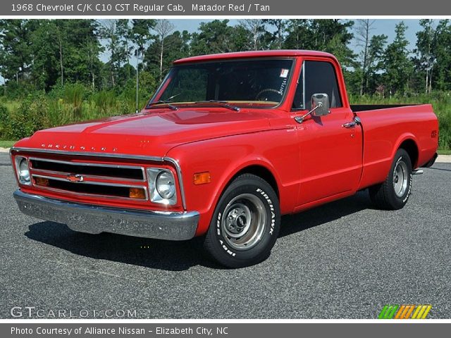 1968 Chevrolet C/K C10 CST Regular Cab in Matador Red