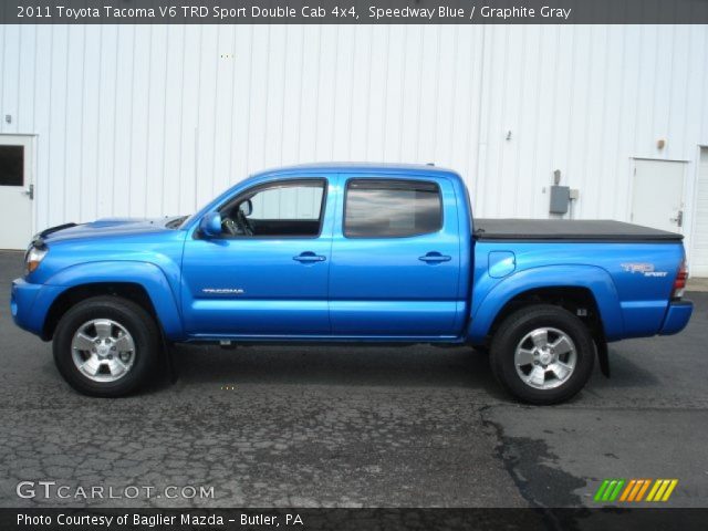 2011 Toyota Tacoma V6 TRD Sport Double Cab 4x4 in Speedway Blue