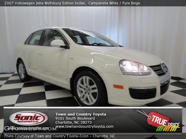 2007 Volkswagen Jetta Wolfsburg Edition Sedan in Campanella White