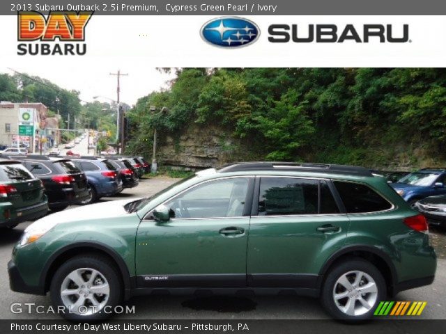 2013 Subaru Outback 2.5i Premium in Cypress Green Pearl