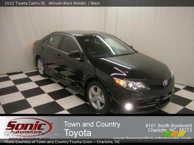 2012 Toyota Camry SE in Attitude Black Metallic