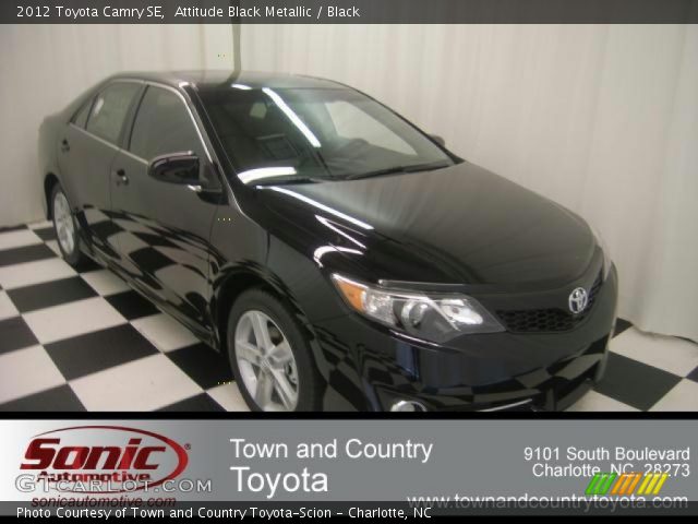 2012 Toyota Camry SE in Attitude Black Metallic