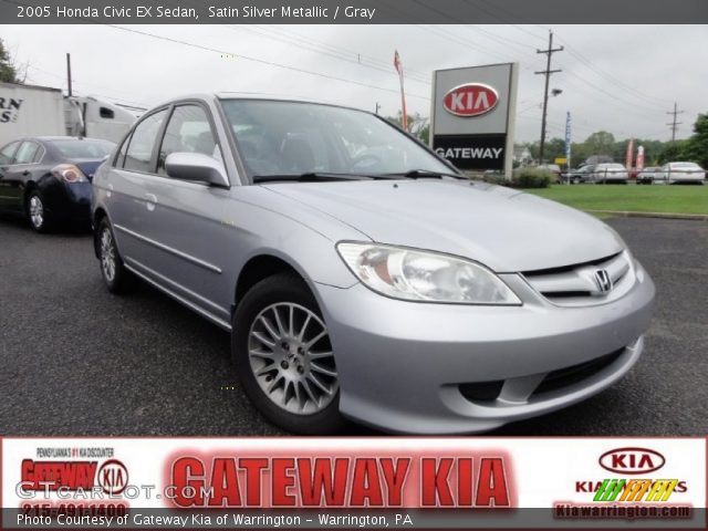 2005 Honda Civic EX Sedan in Satin Silver Metallic