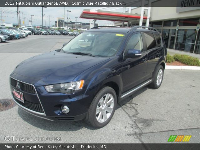 2013 Mitsubishi Outlander SE AWD in Cosmic Blue Metallic