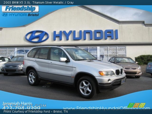 2003 BMW X5 3.0i in Titanium Silver Metallic