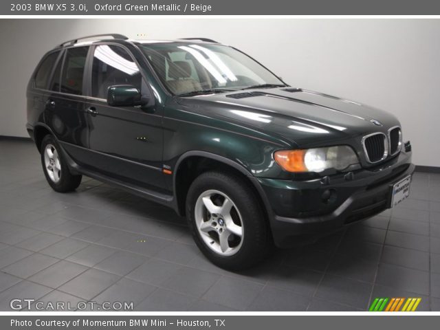 2003 BMW X5 3.0i in Oxford Green Metallic