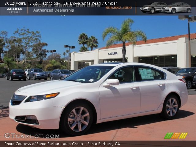 2012 Acura TL 3.5 Technology in Bellanova White Pearl