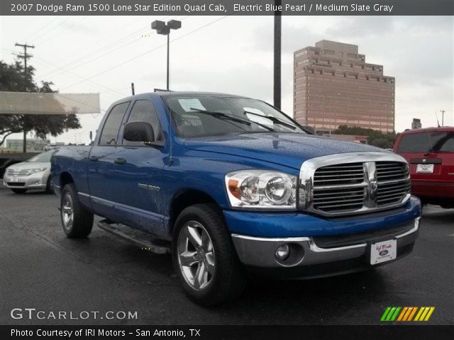 2007 Dodge Ram 1500 Lone Star Edition Quad Cab in Electric Blue Pearl