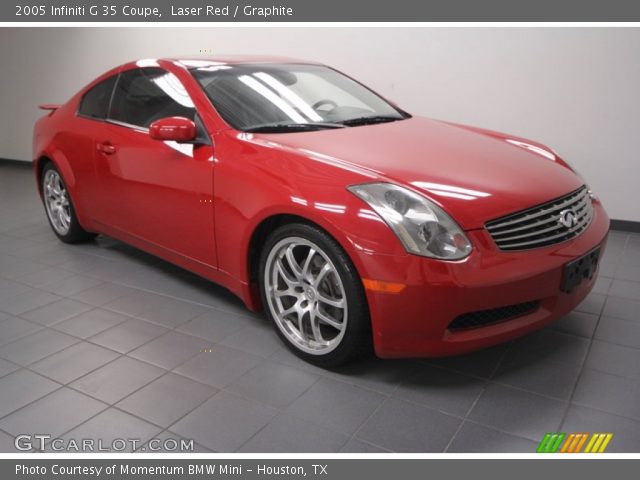 2005 Infiniti G 35 Coupe in Laser Red