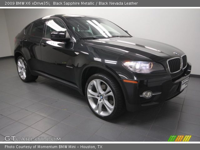 2009 BMW X6 xDrive35i in Black Sapphire Metallic