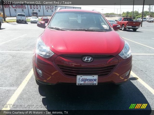 2013 Hyundai Tucson GLS in Garnet Red