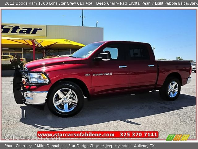 2012 Dodge Ram 1500 Lone Star Crew Cab 4x4 in Deep Cherry Red Crystal Pearl