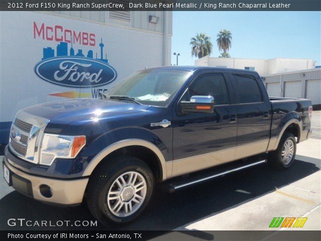2012 Ford F150 King Ranch SuperCrew in Dark Blue Pearl Metallic
