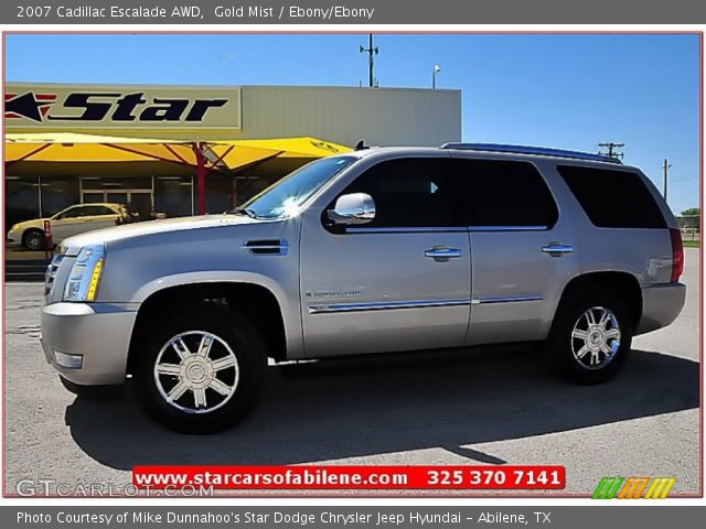 2007 Cadillac Escalade AWD in Gold Mist