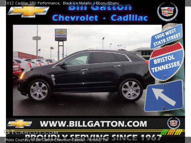 2012 Cadillac SRX Performance in Black Ice Metallic