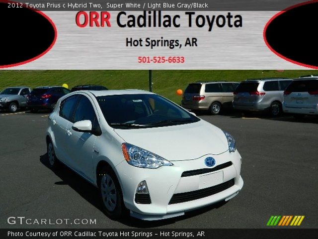 2012 Toyota Prius c Hybrid Two in Super White