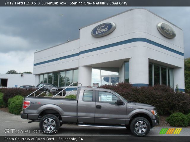 2012 Ford F150 STX SuperCab 4x4 in Sterling Gray Metallic