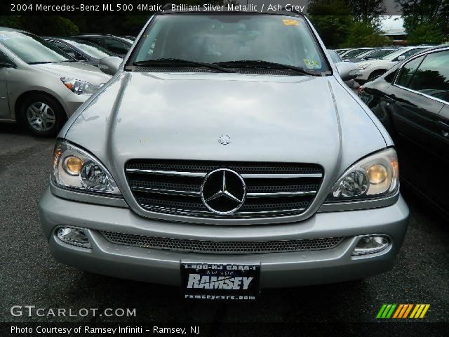 2004 Mercedes-Benz ML 500 4Matic in Brilliant Silver Metallic