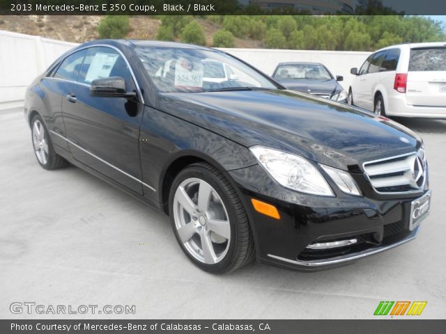 2013 Mercedes-Benz E 350 Coupe in Black