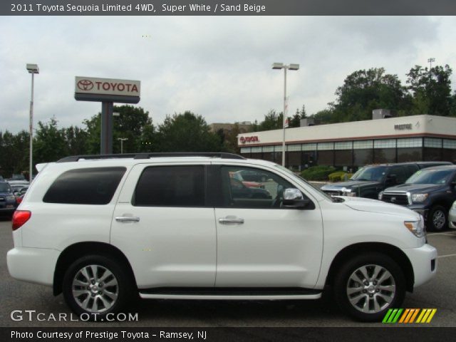 2011 Toyota Sequoia Limited 4WD in Super White