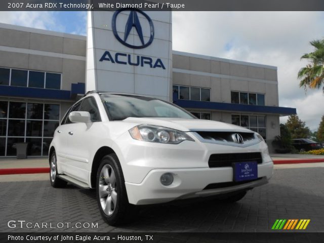 2007 Acura RDX Technology in White Diamond Pearl