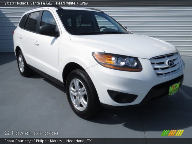 2010 Hyundai Santa Fe GLS in Pearl White