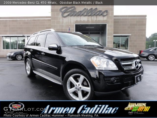 2009 Mercedes-Benz GL 450 4Matic in Obsidian Black Metallic