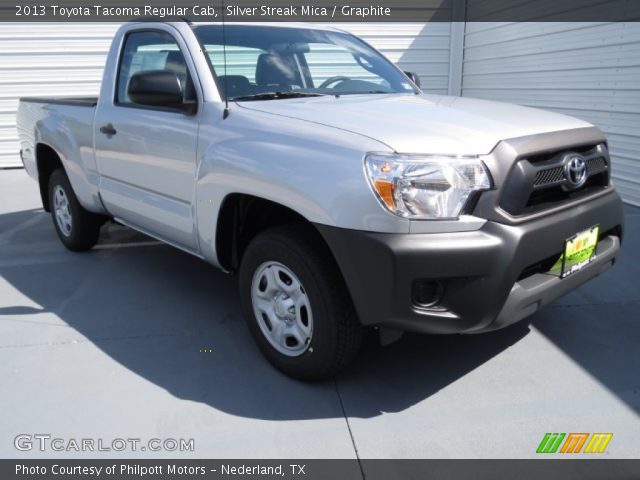 2013 Toyota Tacoma Regular Cab in Silver Streak Mica
