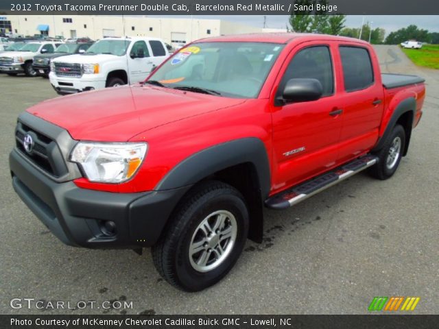 2012 Toyota Tacoma Prerunner Double Cab in Barcelona Red Metallic