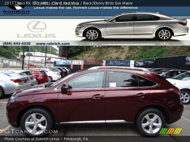 2013 Lexus RX 350 AWD in Claret Red Mica
