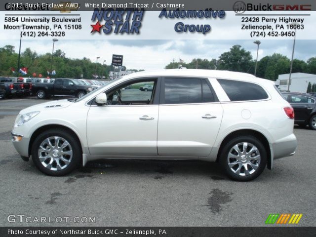 2012 Buick Enclave AWD in White Diamond Tricoat