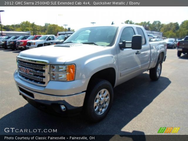 2012 GMC Sierra 2500HD SLE Extended Cab 4x4 in Quicksilver Metallic