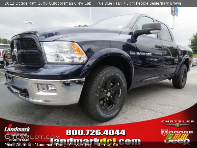2012 Dodge Ram 1500 Outdoorsman Crew Cab in True Blue Pearl