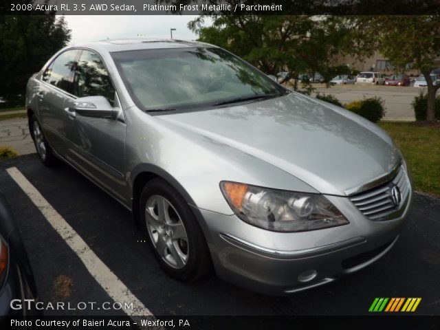 2008 Acura RL 3.5 AWD Sedan in Platinum Frost Metallic