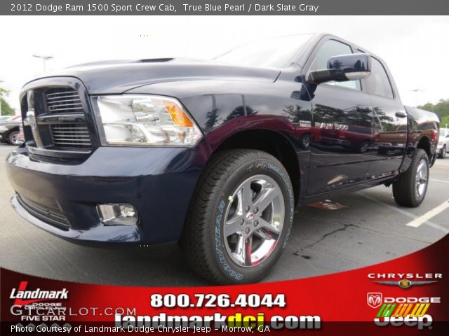 2012 Dodge Ram 1500 Sport Crew Cab in True Blue Pearl