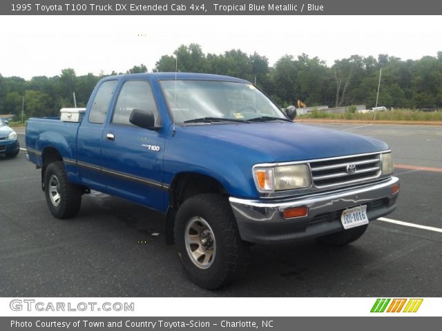 1995 Toyota T100 Truck DX Extended Cab 4x4 in Tropical Blue Metallic