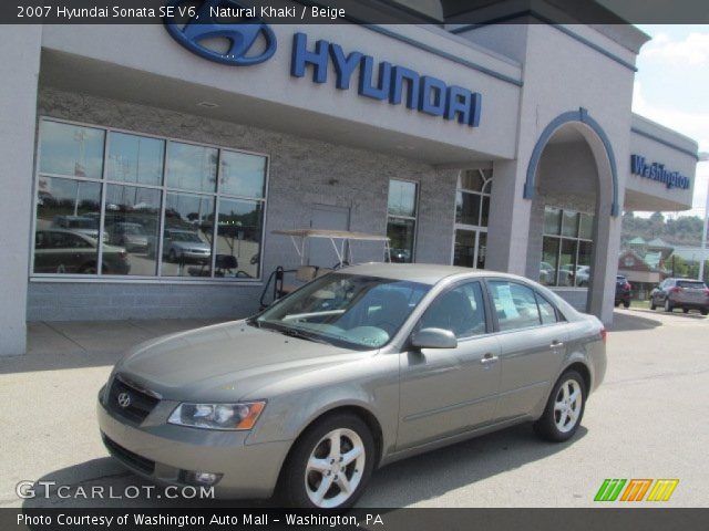 2007 Hyundai Sonata SE V6 in Natural Khaki
