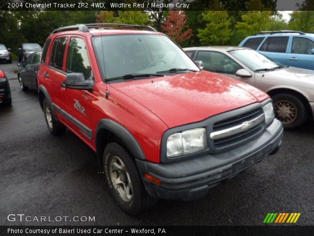 2004 Chevrolet Tracker ZR2 4WD in Wildfire Red