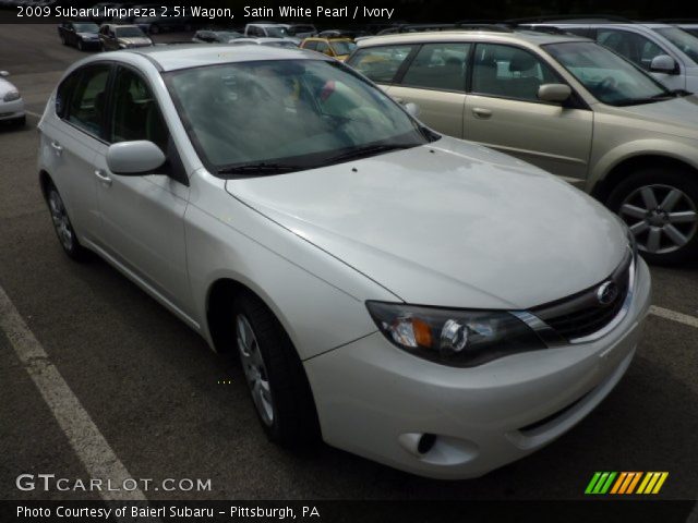 2009 Subaru Impreza 2.5i Wagon in Satin White Pearl